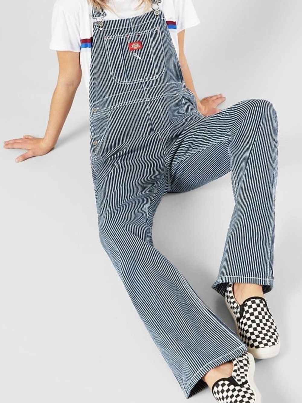 Dickies Hickory Striped Stretch Overalls